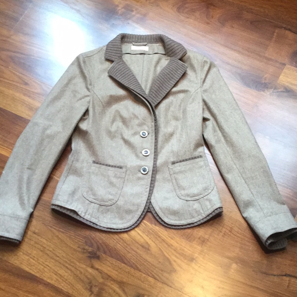 Light Brown Wool Blazer